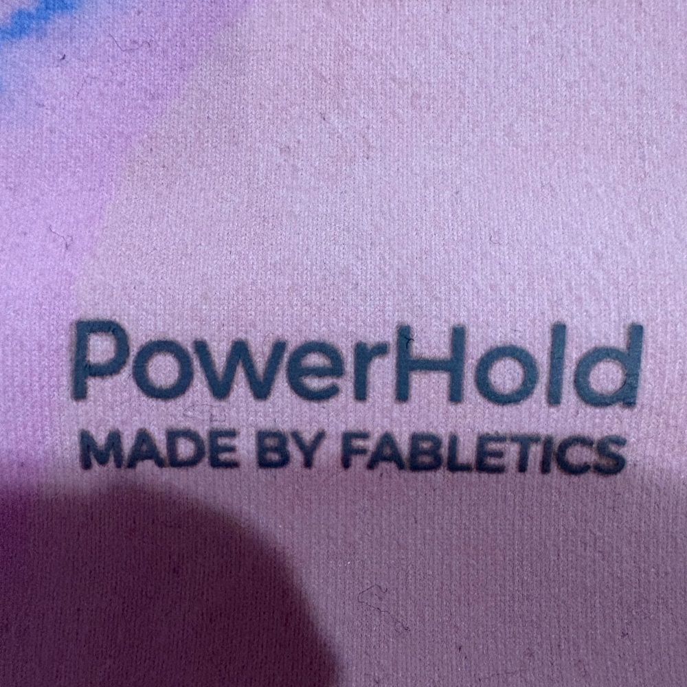 Fabletics power hold Pastel Swirl Leggings - Pink & Multi capri xxl - Picture 4 of 6